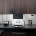 HP N7000 Enterprise Flow escaneando documentos empresariales a alta velocidad