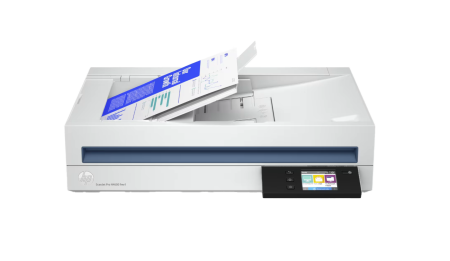 HP ScanJet Pro N4600 fnw1 - escáner de documentos a alta velocidad con escaneo dúplex y conectividad inalámbrica para oficinas eficientes.
