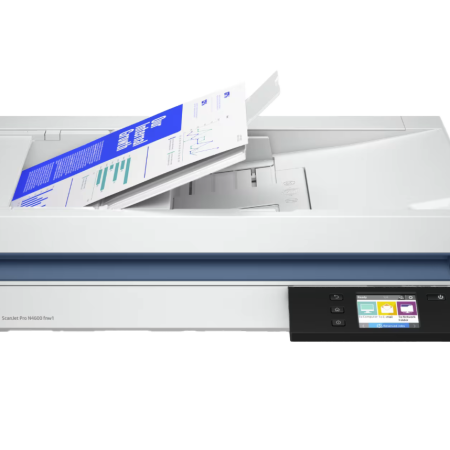 HP ScanJet Pro N4600 fnw1 - escáner de documentos a alta velocidad con escaneo dúplex y conectividad inalámbrica para oficinas eficientes.