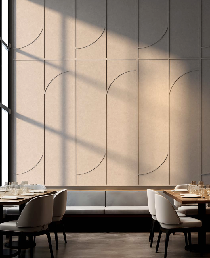 Acoustica mural en santander Solución acústica ECOwall en aula de hotel en santander, Cantabria