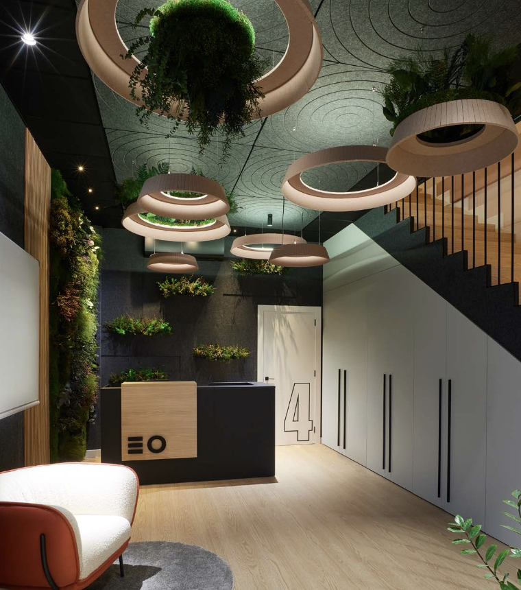 Acustic panels para techo en santander Los techos ECOceiling de ECOcero son paneles acústicos fabricados con materiales reciclados, pensados para elevar el diseño interior sin complicaciones.