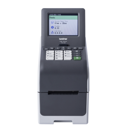 Brother TD-2320DSA300 con resolución 300dpi, pantalla táctil y conectividad por red. Alta precisión y facilidad de uso para empresas en Cantabria.