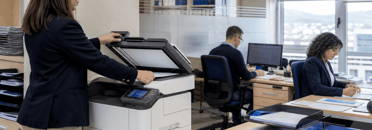 Impresora multifunción profesional en una asesoría de Cantabria